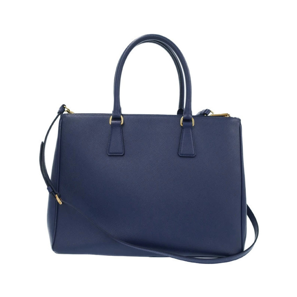 Prada 2way bag tote leather Galleria Saffiano